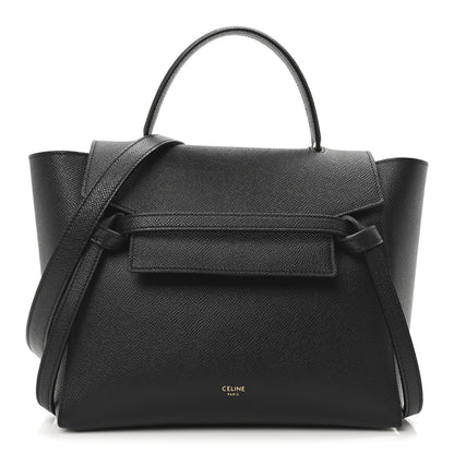 Celine Grained Calfskin Micro Belt Bag Black 1 of 10