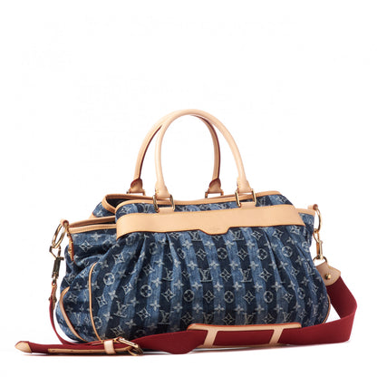 Louis Vuitton Denim Raye Cabas GM 2 of 9
