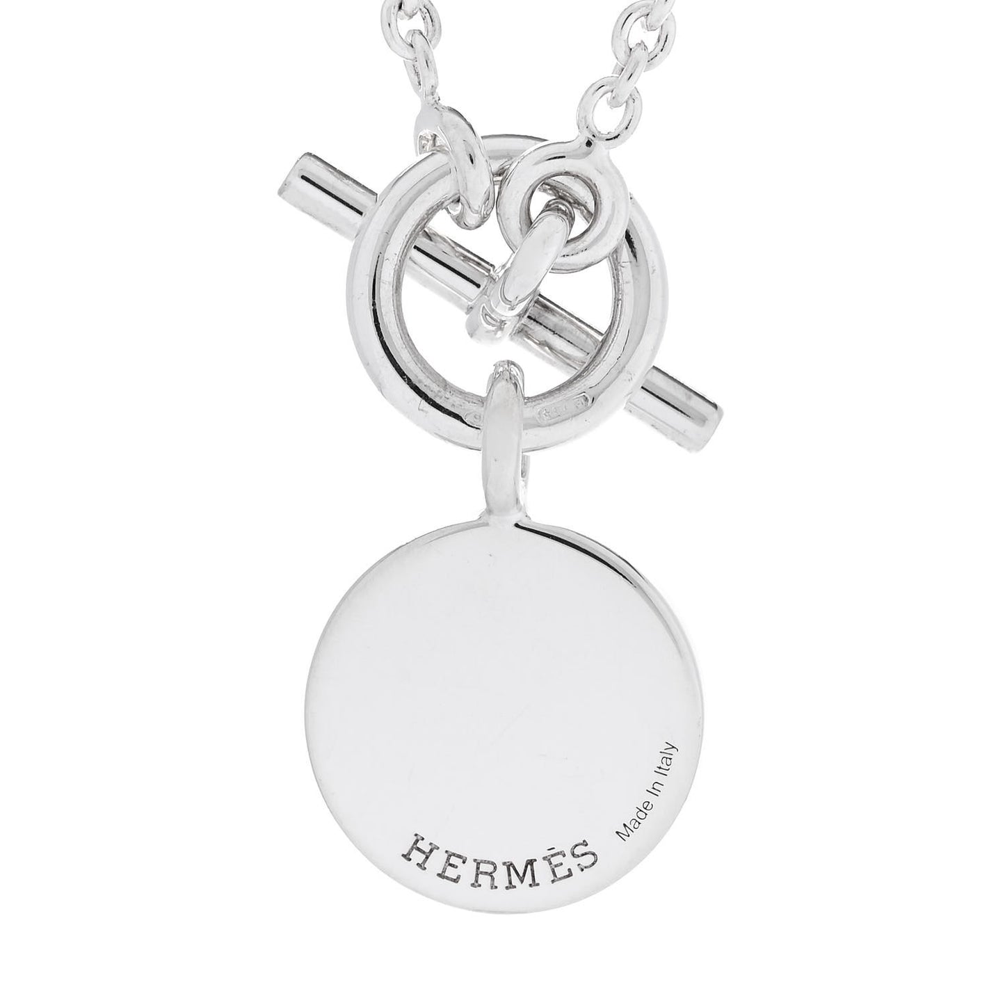 Sterling Silver Amulettes Ex-Libris Pendant Necklace