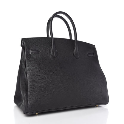 Hermes Togo Birkin 35 Black 3 of 11