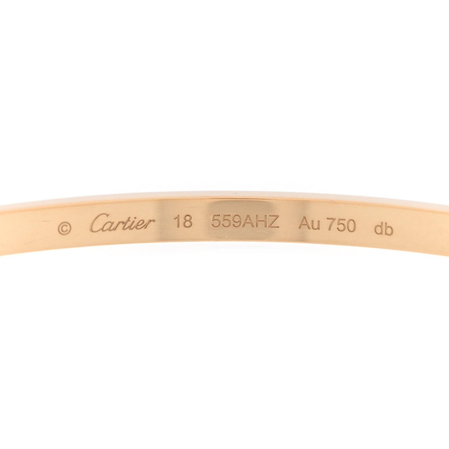 18K Pink Gold Small LOVE Bracelet 18