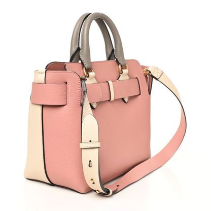 Burberry Soft Grain Calfskin Small Belt Bag Limestone Dusty Rose 2 of 8