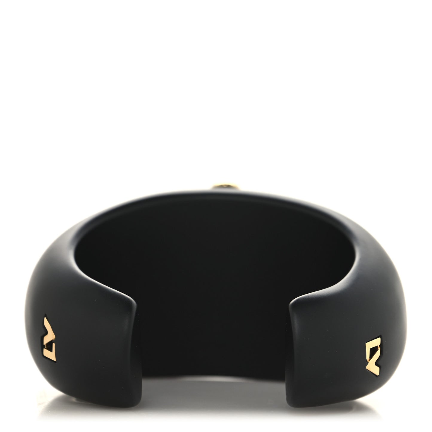 Resin Crystal Over The Rainbow Cuff Black