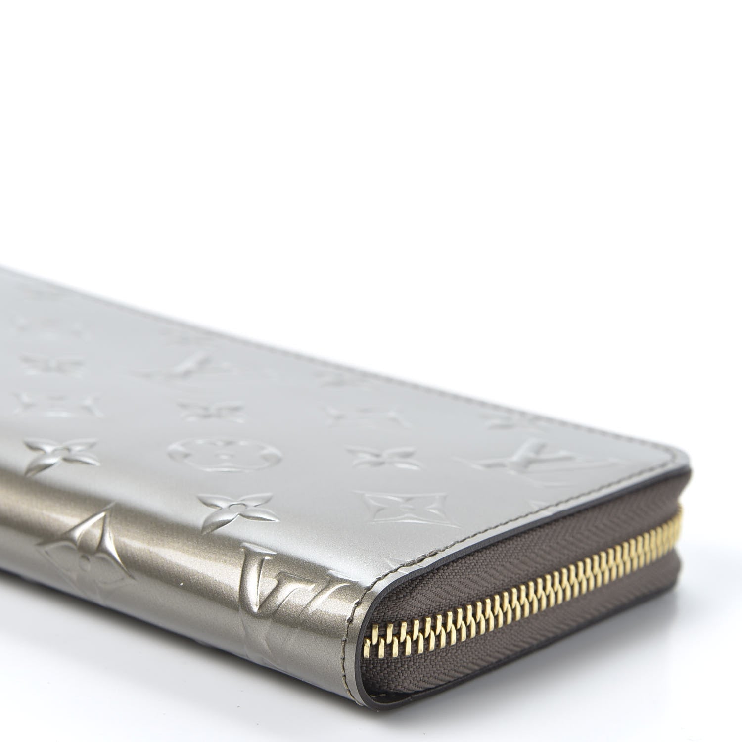 Louis Vuitton Vernis Zippy Wallet Champagne Metallise 6 of 8