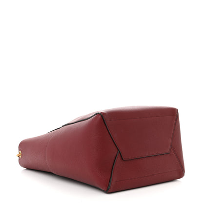 Celine Soft Grained Calfskin Sangle Bucket Bag Light Burgundy 4 of 14