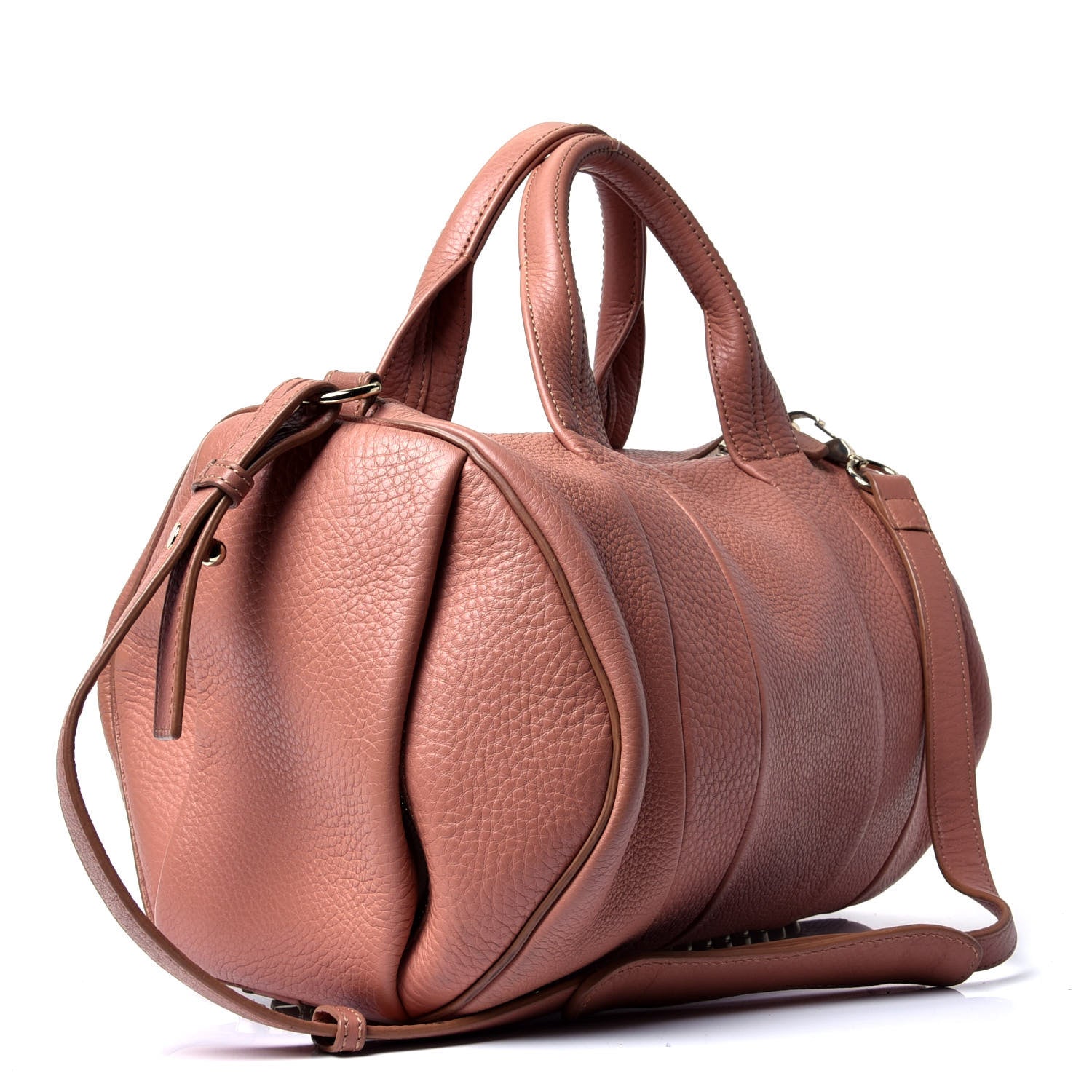 Alexander Wang Soft Pebbled Lambskin Rocco Tan Pale Gold Hardware 2 of 4