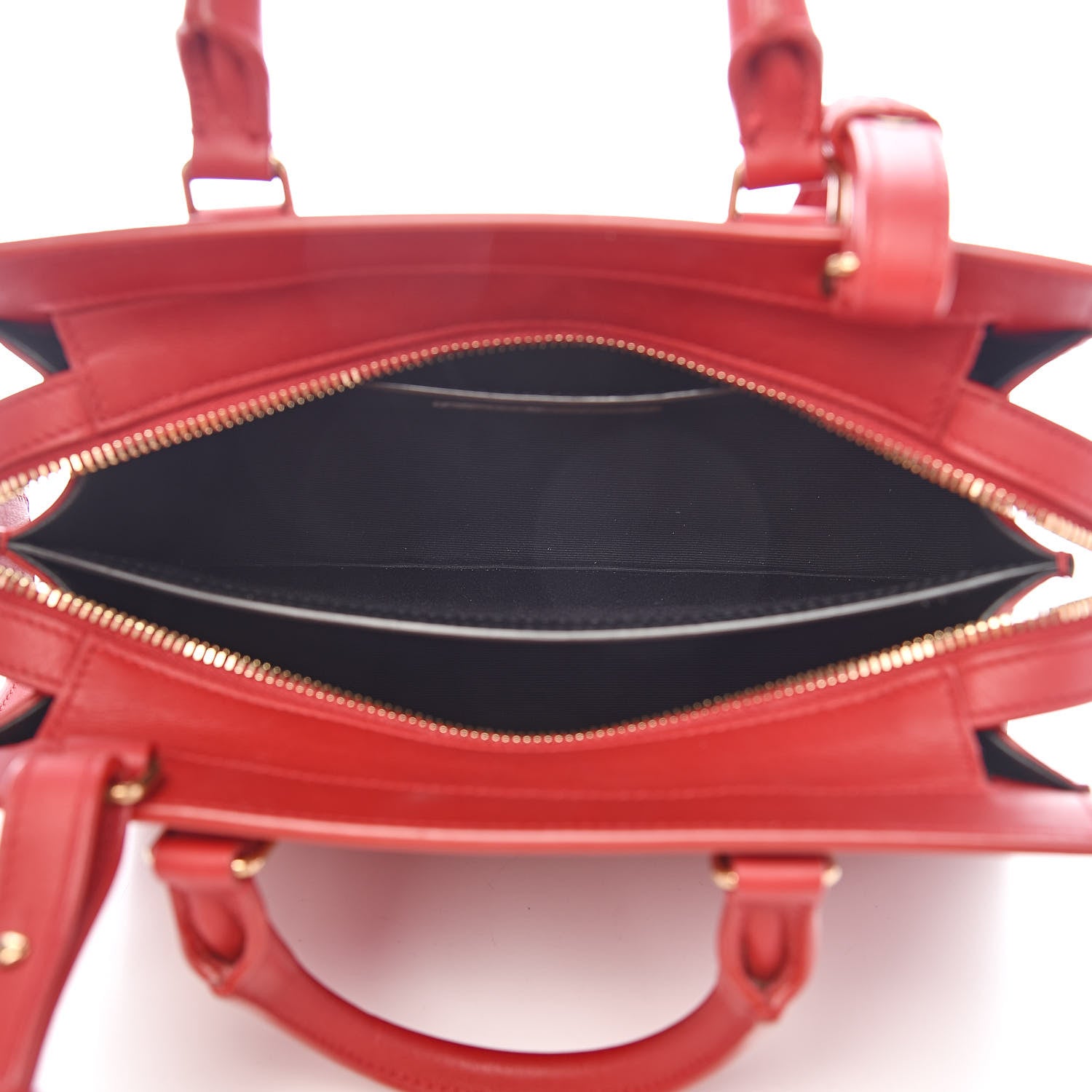 Saint Laurent Smooth Calfskin Small East Side Tote Rouge Eros 5 of 9