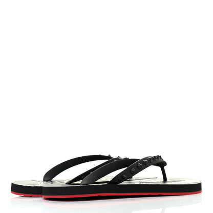 Christian Louboutin Rubber Spike Loubi Donna Flip Flop 39 Black 8 of 14