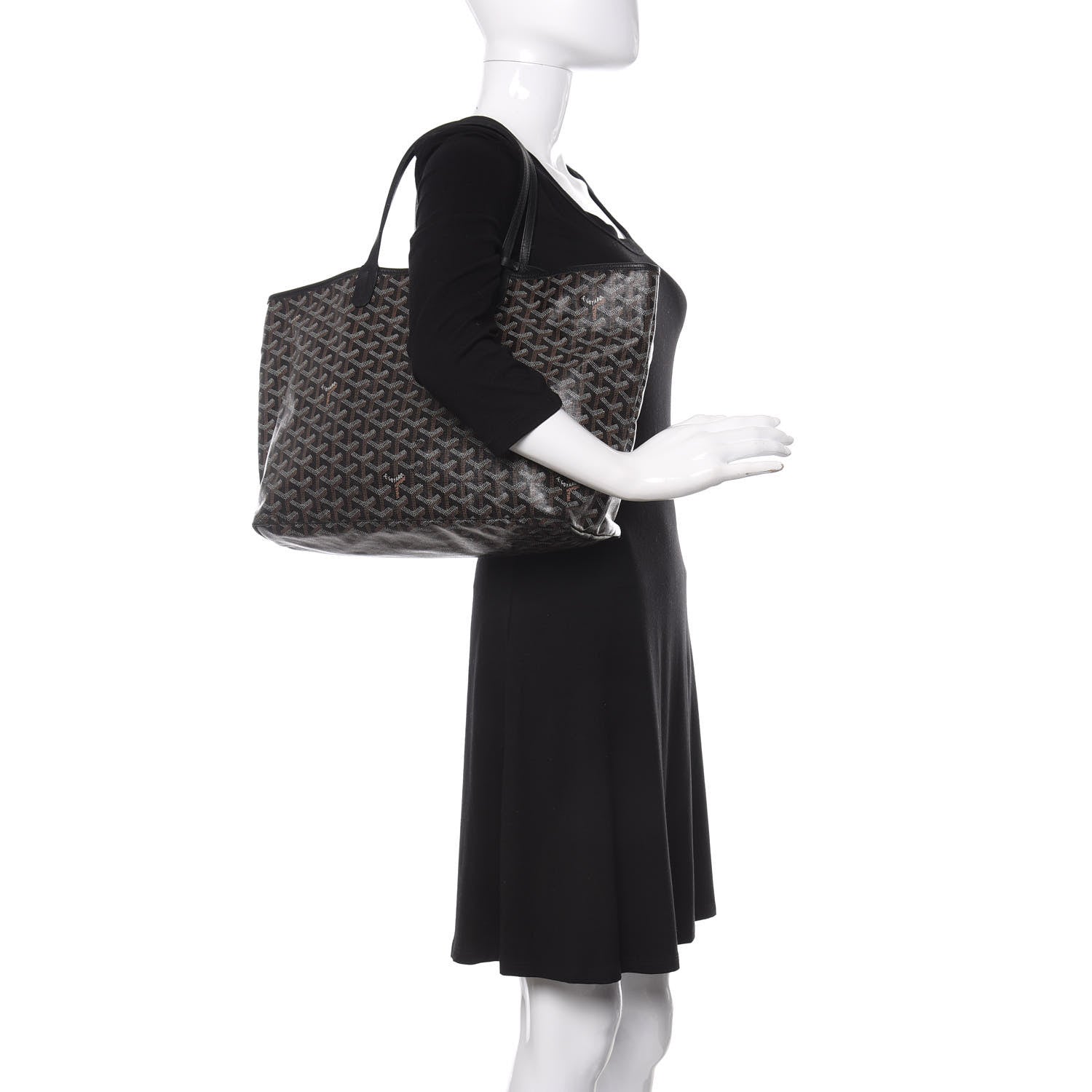 Goyard Goyardine Saint Louis PM Black 2 of 15