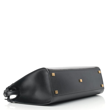 Saint Laurent Calfskin Small Manhattan Shopper Tote Black 4 of 10