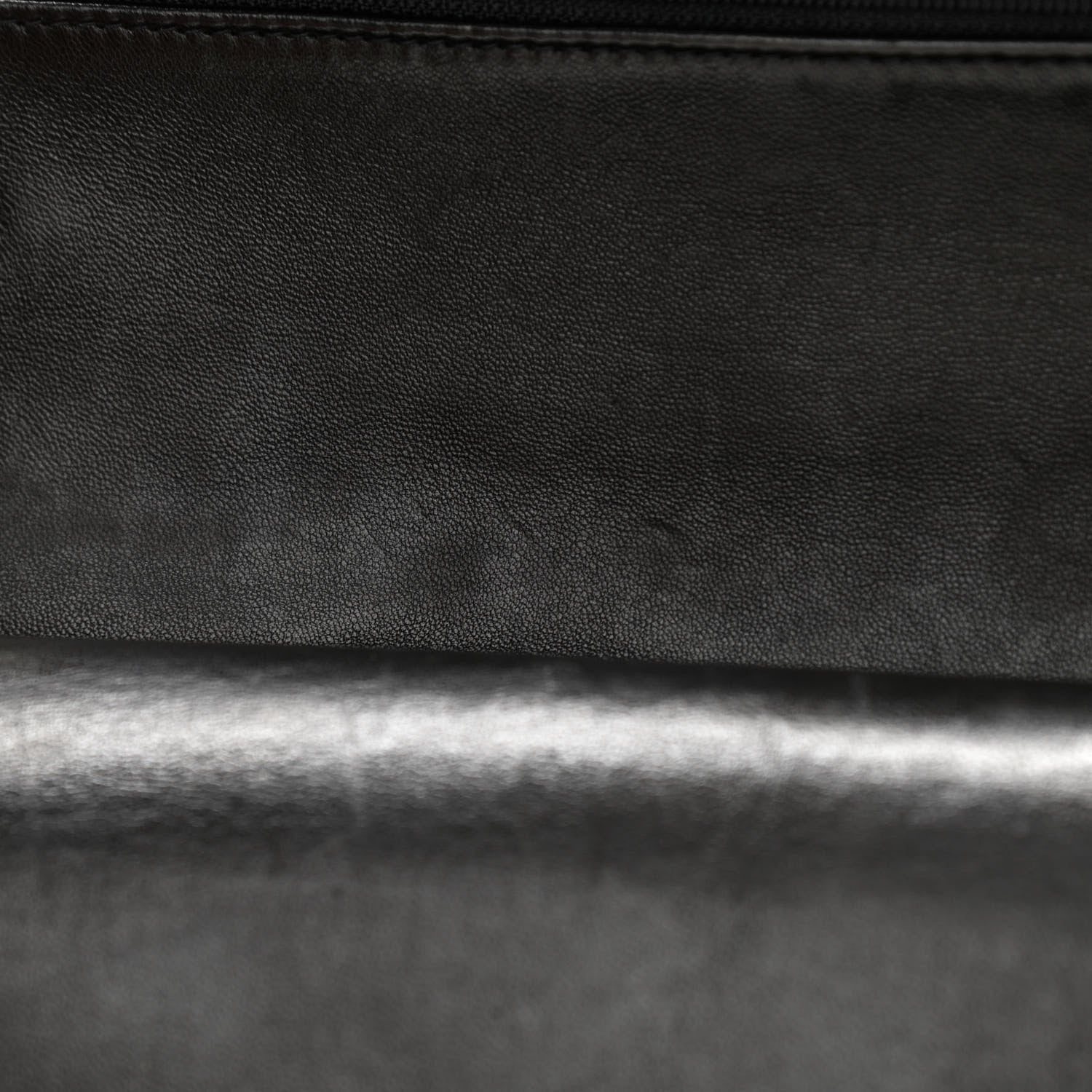 Chanel Lambskin Quilted Medium Double Flap Black 12 of 13