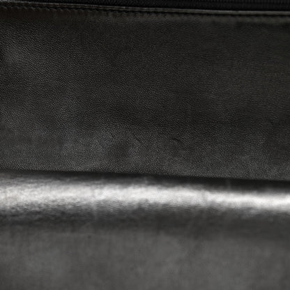 Chanel Lambskin Quilted Medium Double Flap Black 12 of 13