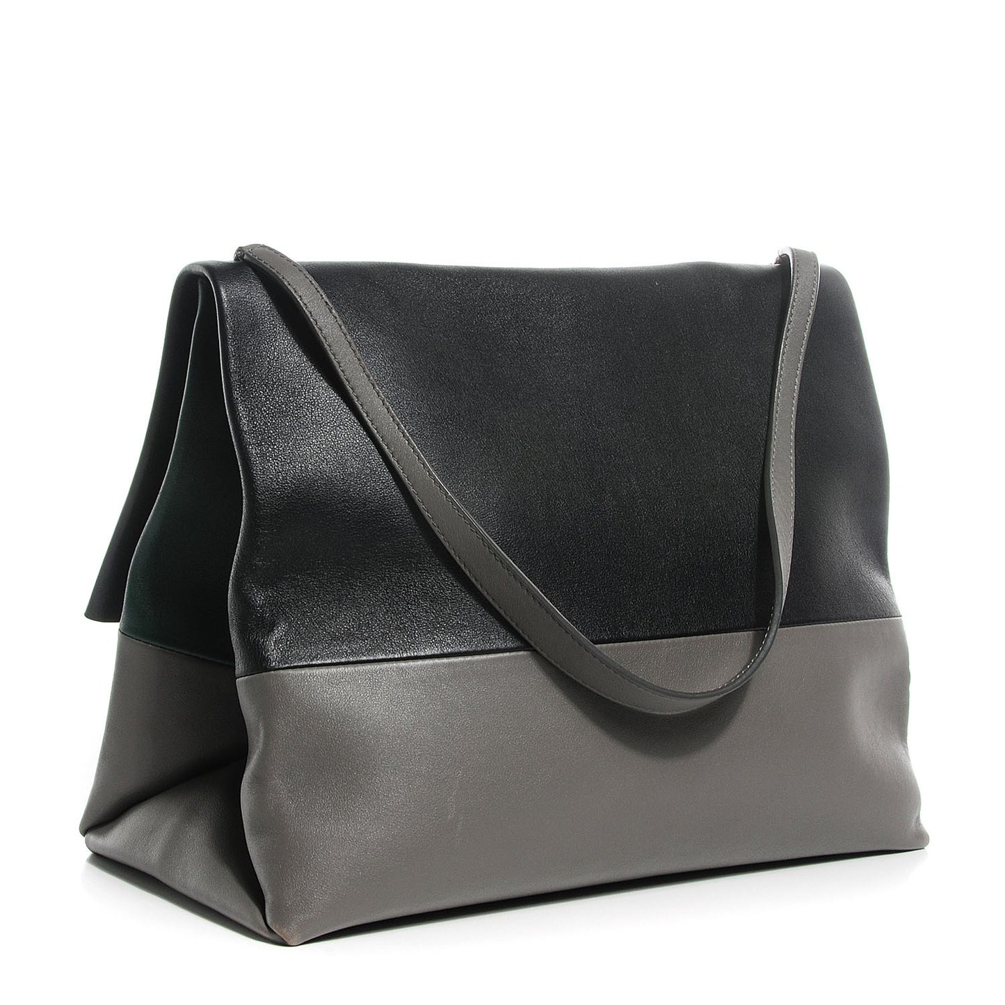 Calfskin All Soft Shoulder Bag Black