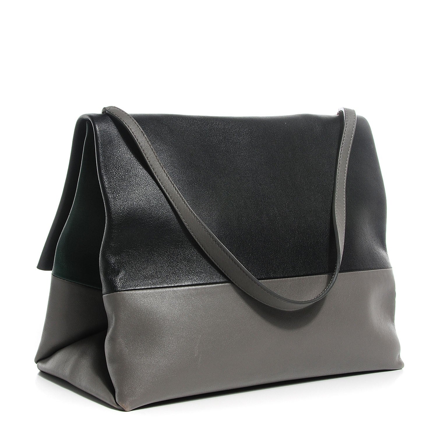 Celine Calfskin All Soft Shoulder Bag Black 3 of 7