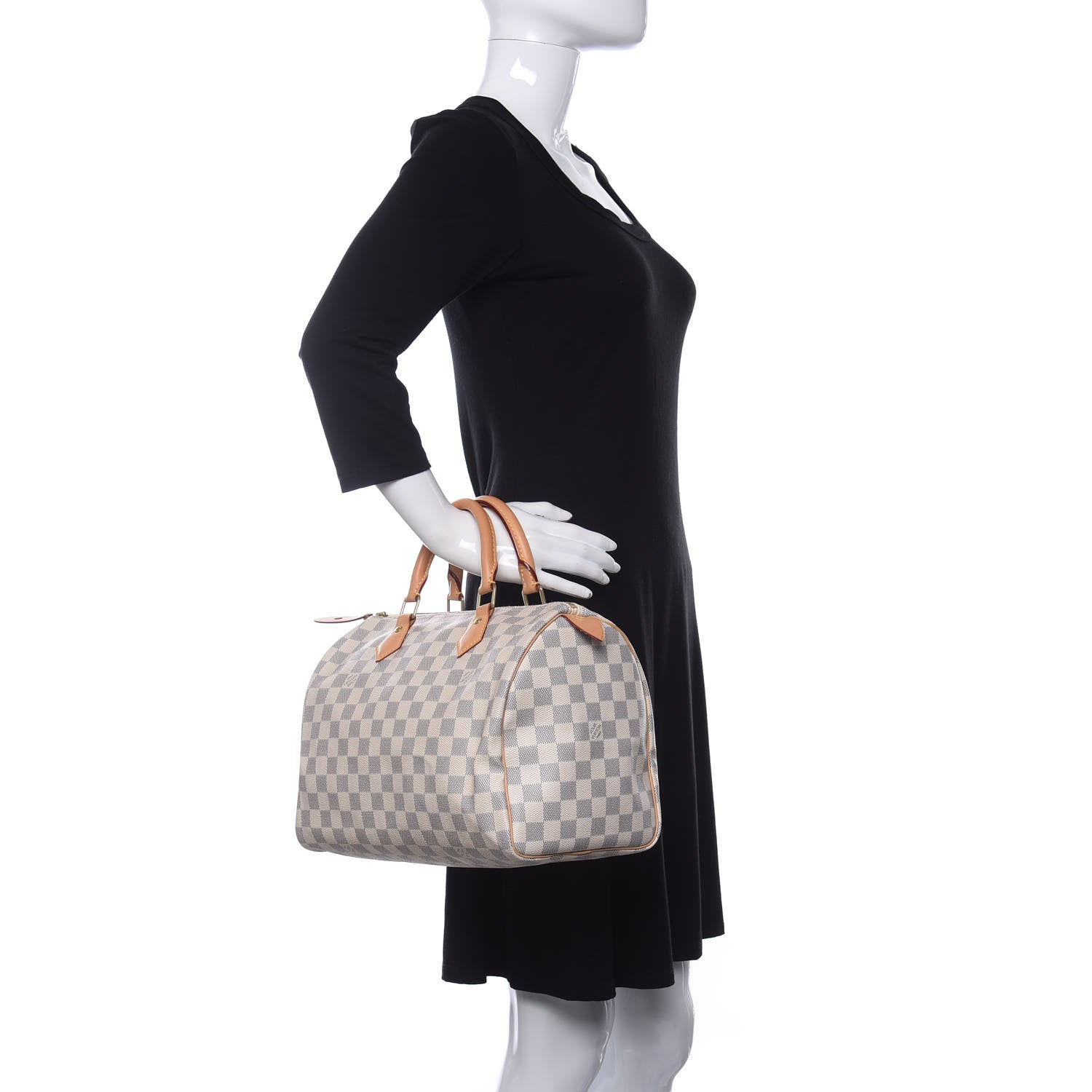 Louis Vuitton Damier Azur Speedy 30 2 of 10