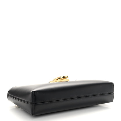 Salvatore Ferragamo Calfskin Trifolio Shoulder Bag Black 4 of 9