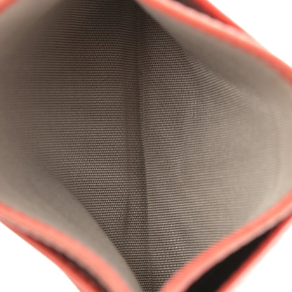 Chanel Goatskin Embossed Camellia Card Holder Coral 5 of 10