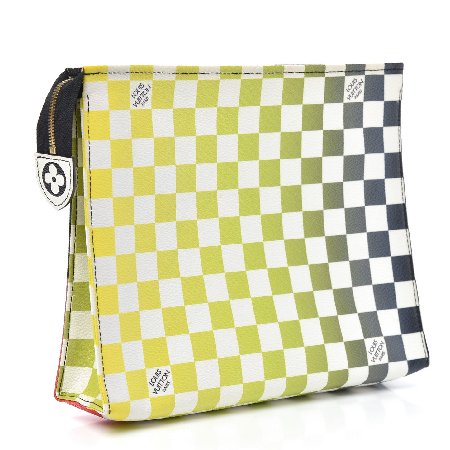 Damier Race Toiletry Pouch 26 Black Rose