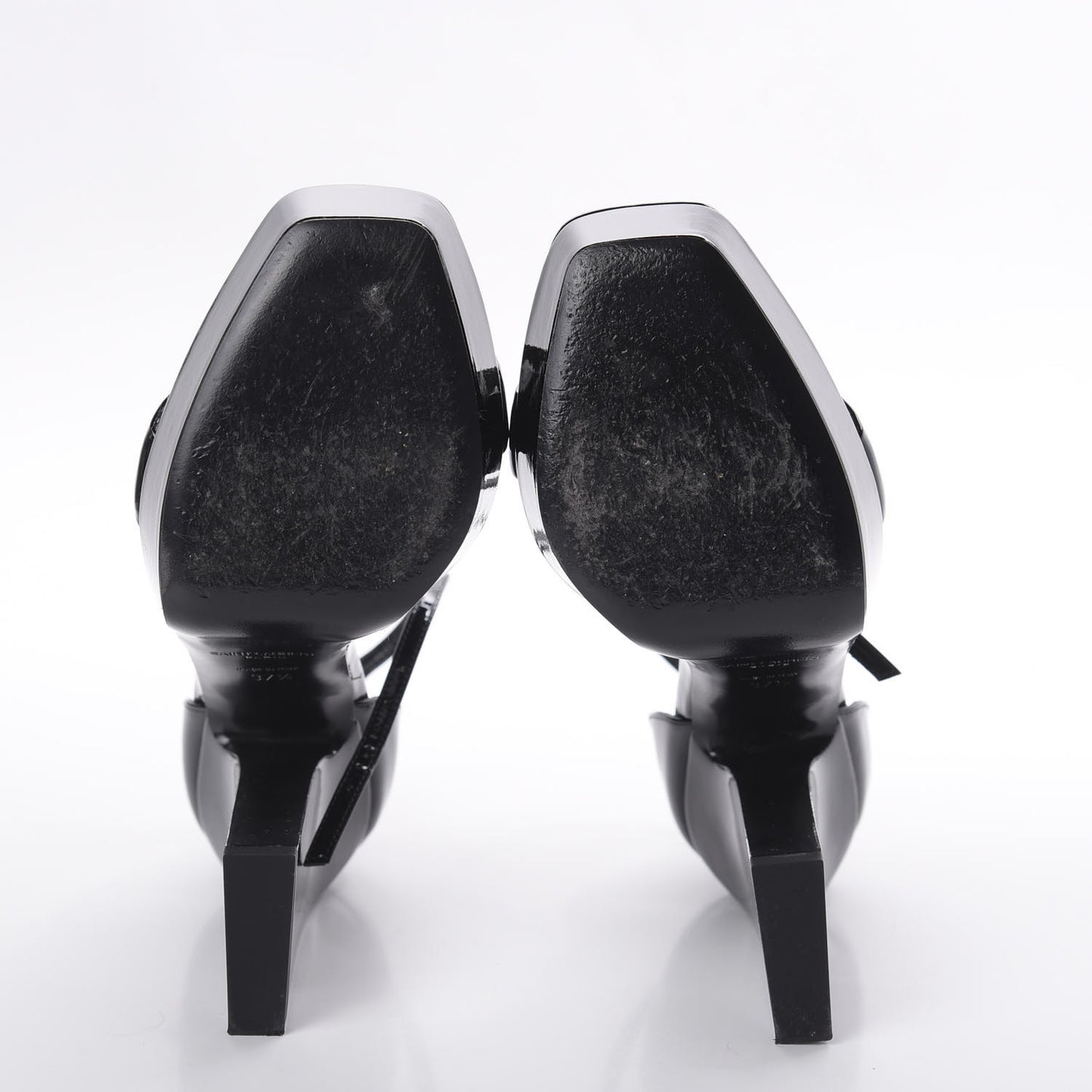 Patent Debbie 105 Platform Sandals 37.5 Black