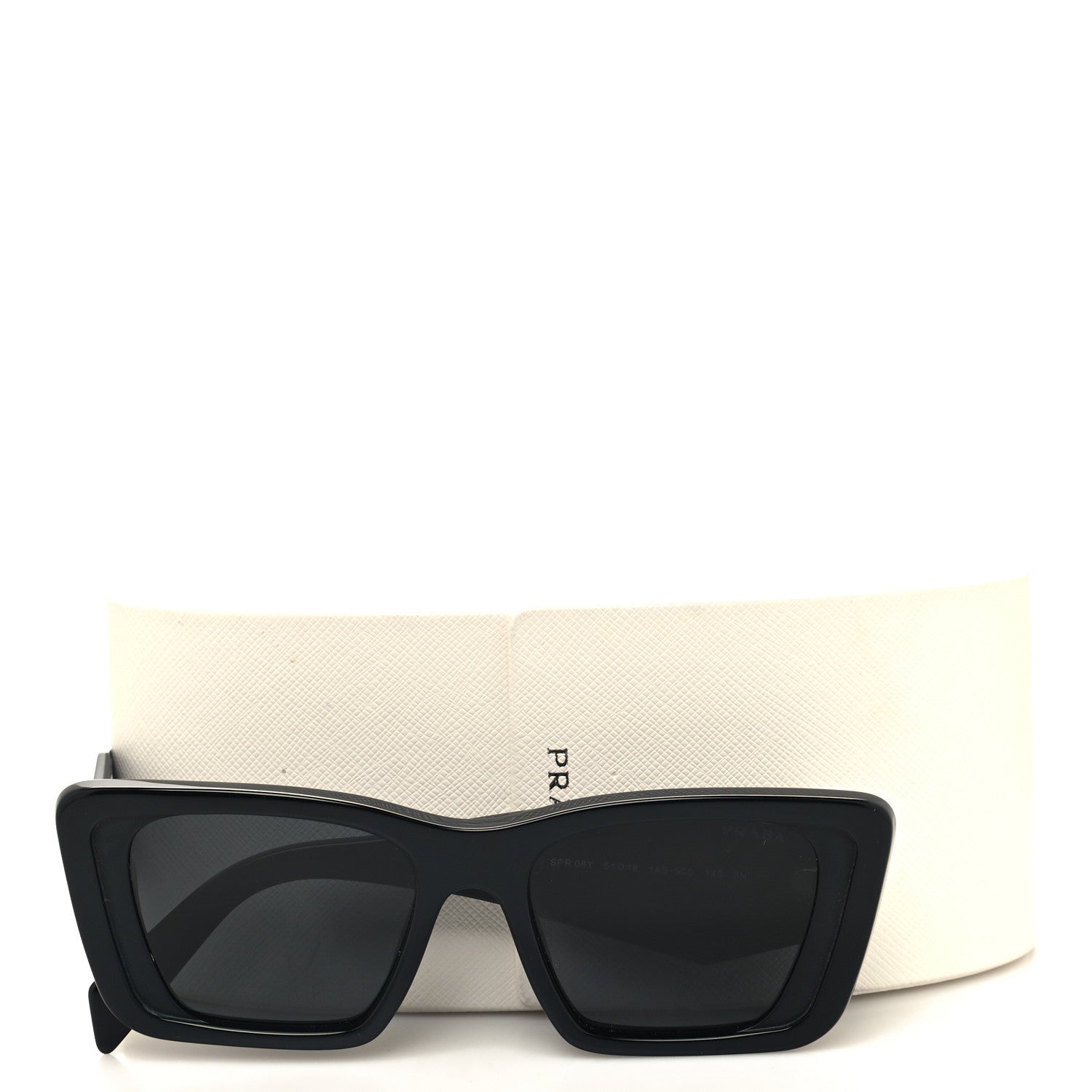 Prada Acetate Symbole Sunglasses SPR 08Y Black 7 of 7