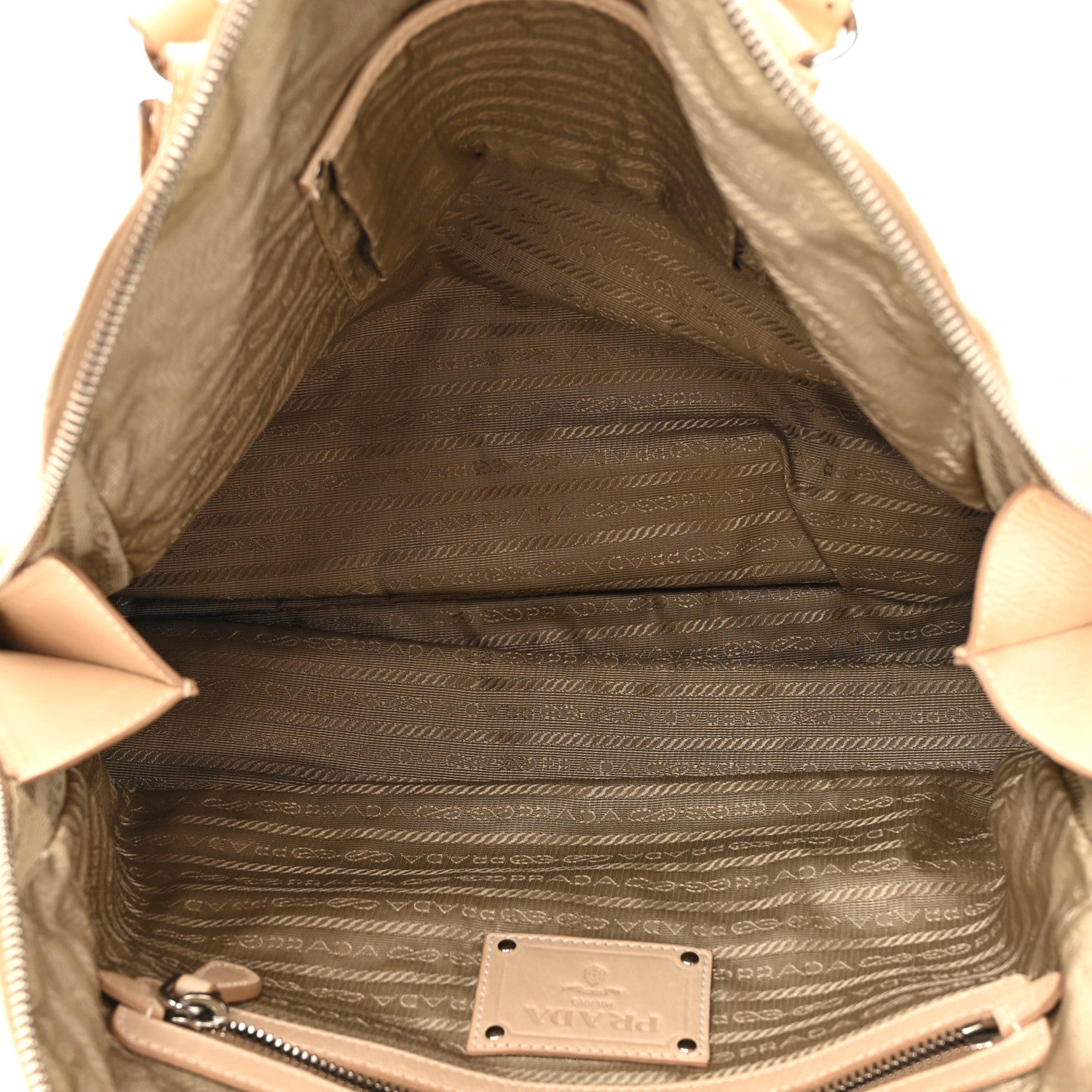 Prada Nappa New Look Tote Beige 5 of 15