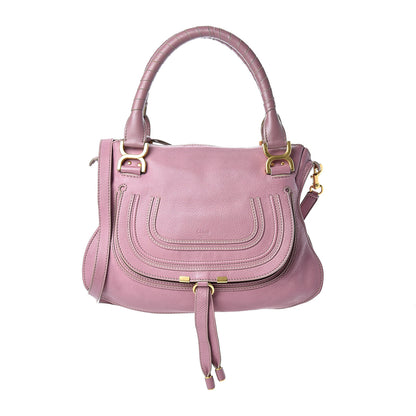 Chloe Calfskin Medium Marcie Satchel Velvet Mauve 1 of 13