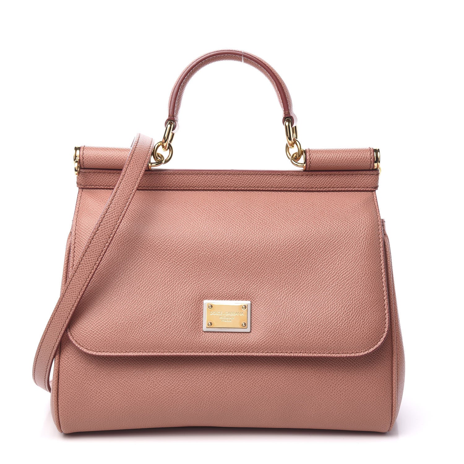Dolce & Gabbana Dauphine Medium Miss Sicily Satchel Pink 1 of 11