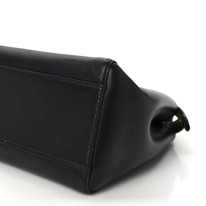 Fendi Nappa Mini Peekaboo Iconic Satchel Black 8 of 8