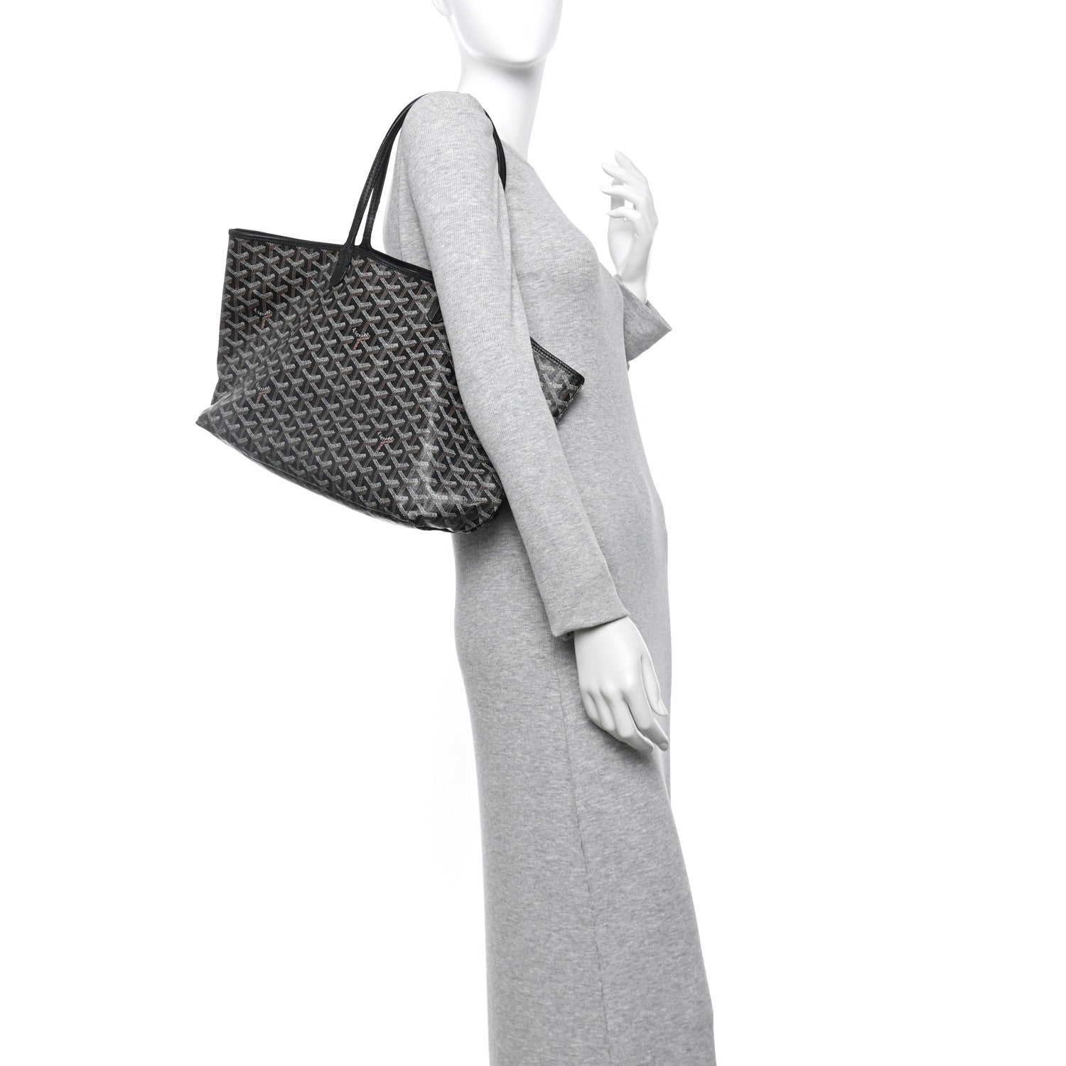 Goyard Goyardine Saint Louis PM Black 2 of 9