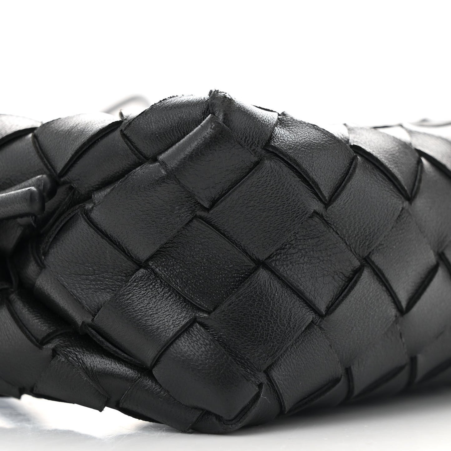 Nappa Intrecciato Mini Loop Camera Bag Black