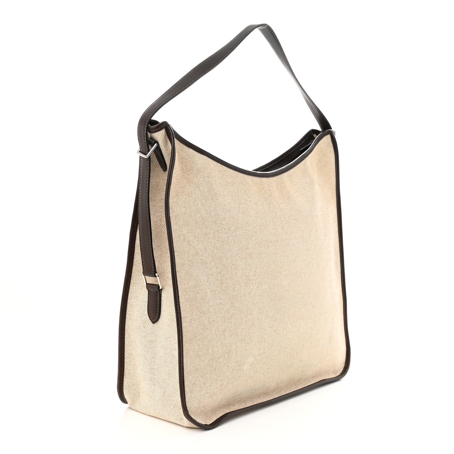 Hermes Toile Swift Jumping Shopping Bag Chocolate 3 of 11