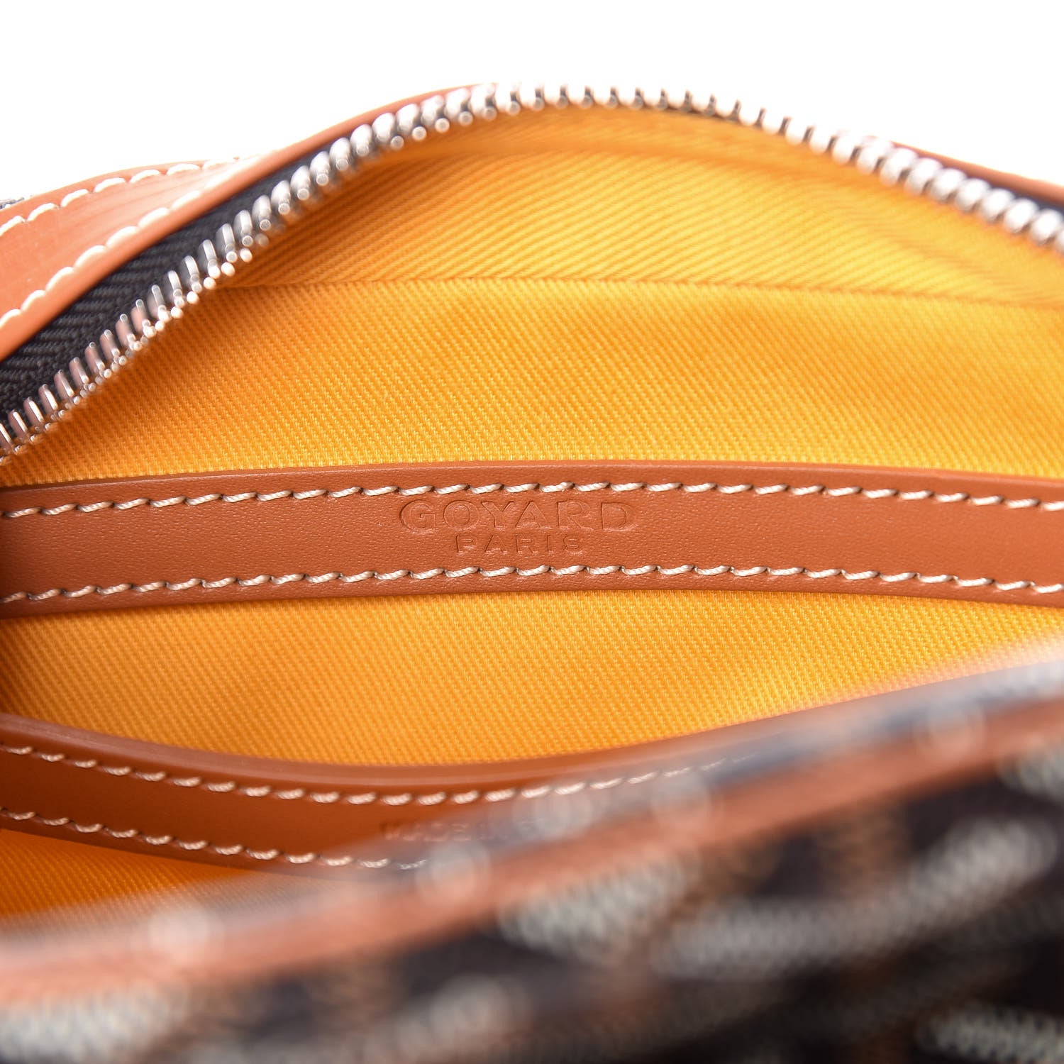 Goyard Goyardine Amacapvert Crossbody Bag Black Gold 8 of 11