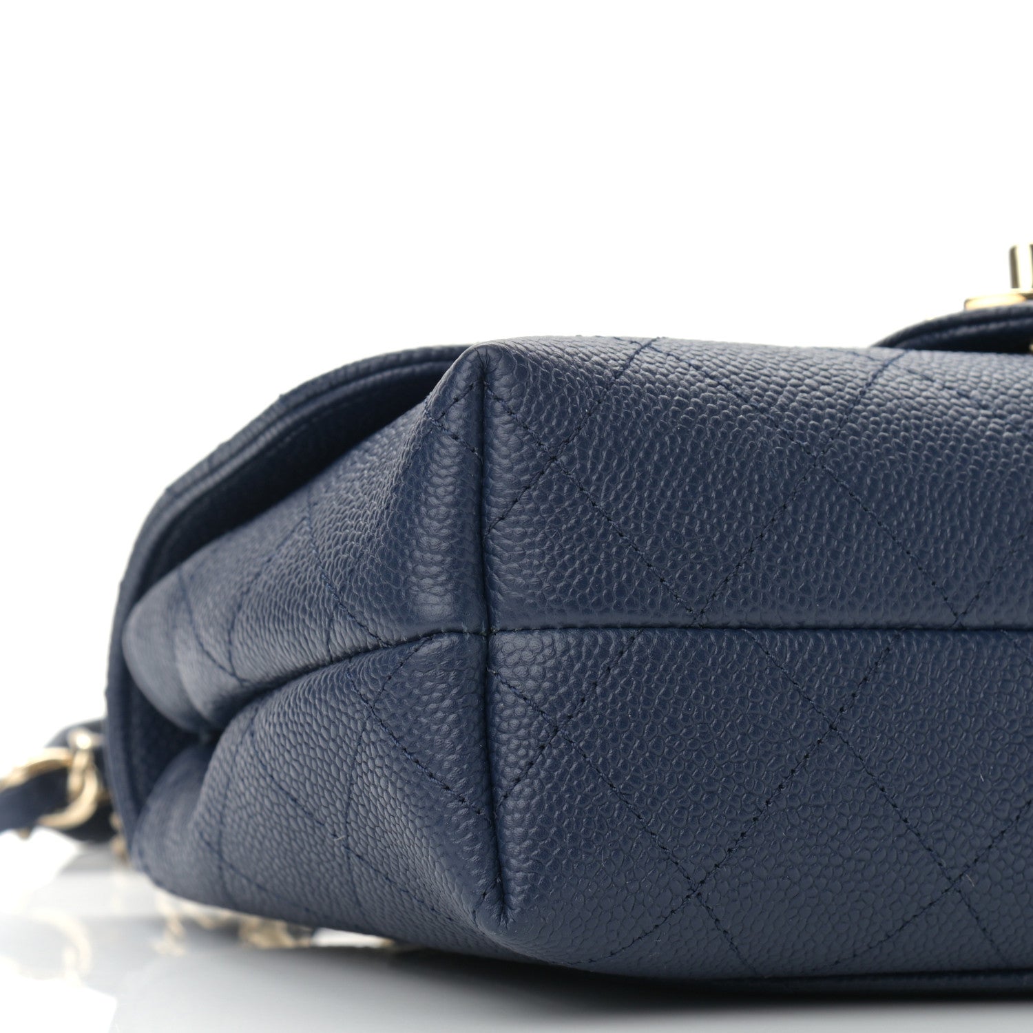 Chanel Caviar Quilted Small City Walk Flap Navy Blue 9 of 12