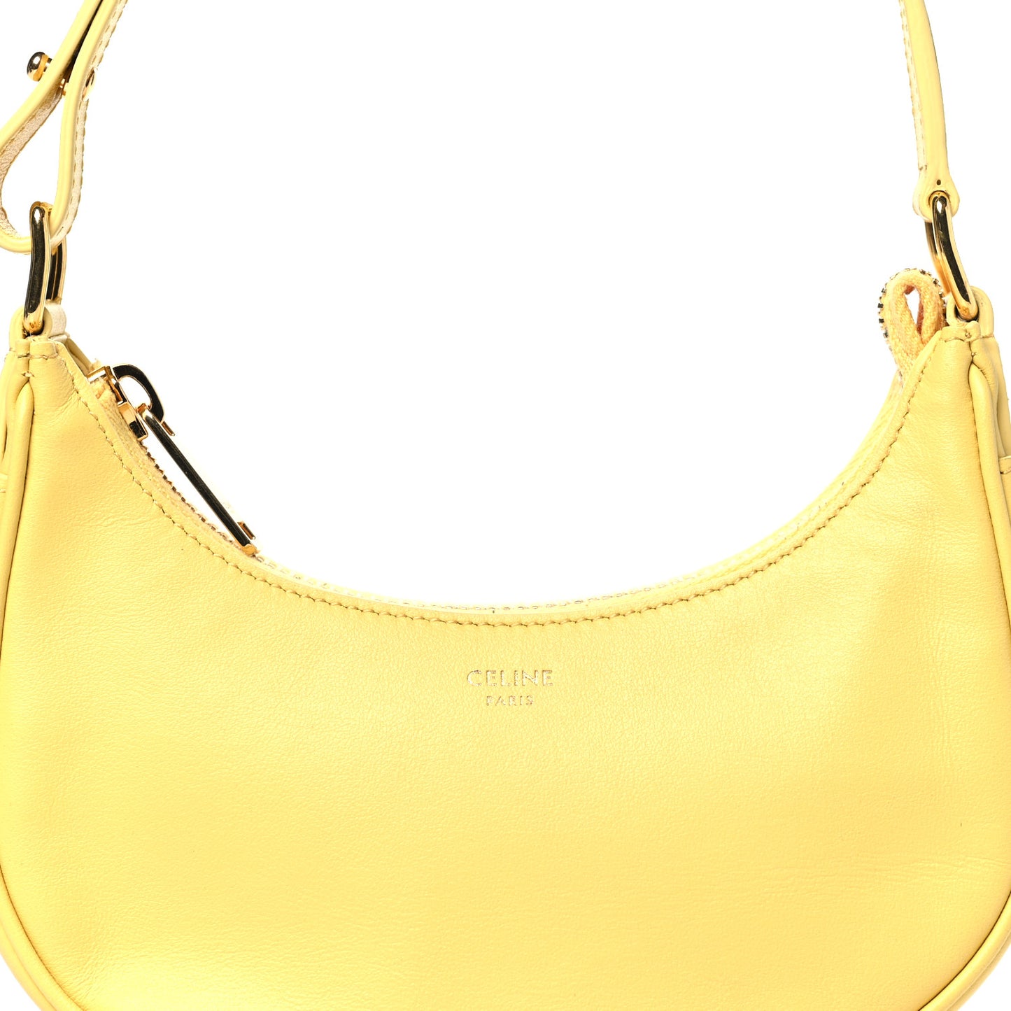 Smooth Calfskin Mini Ava Shoulder Bag Yellow