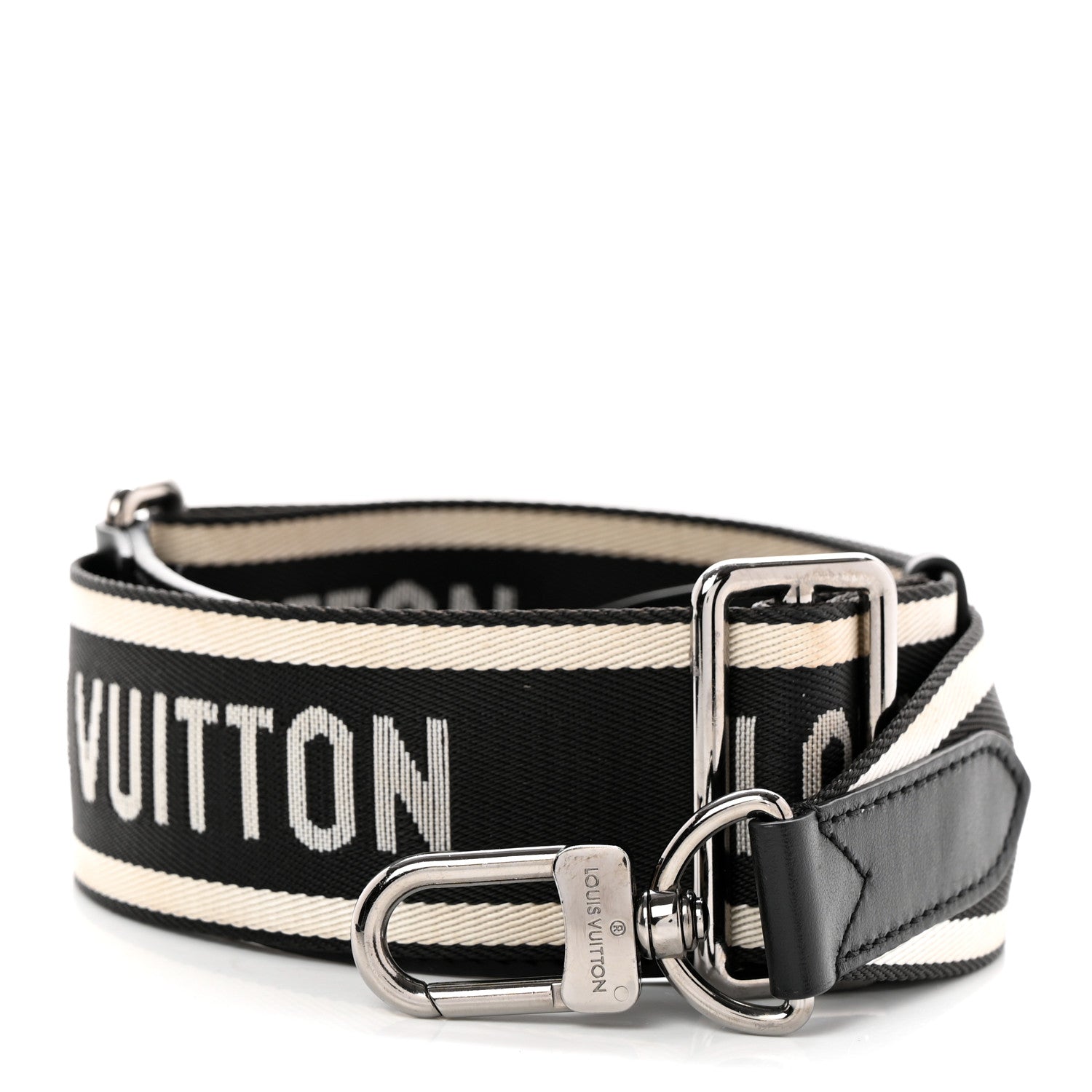 Louis Vuitton Nylon Jacquard Sporty Bandouliere Shoulder Strap Black 1 of 10