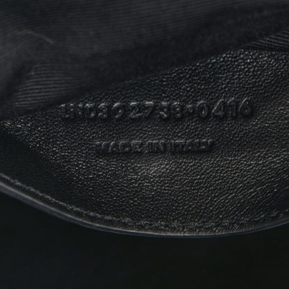 Saint Laurent Sheepskin Matelasse Chevron Monogram Large College Satchel Black 7 of 14