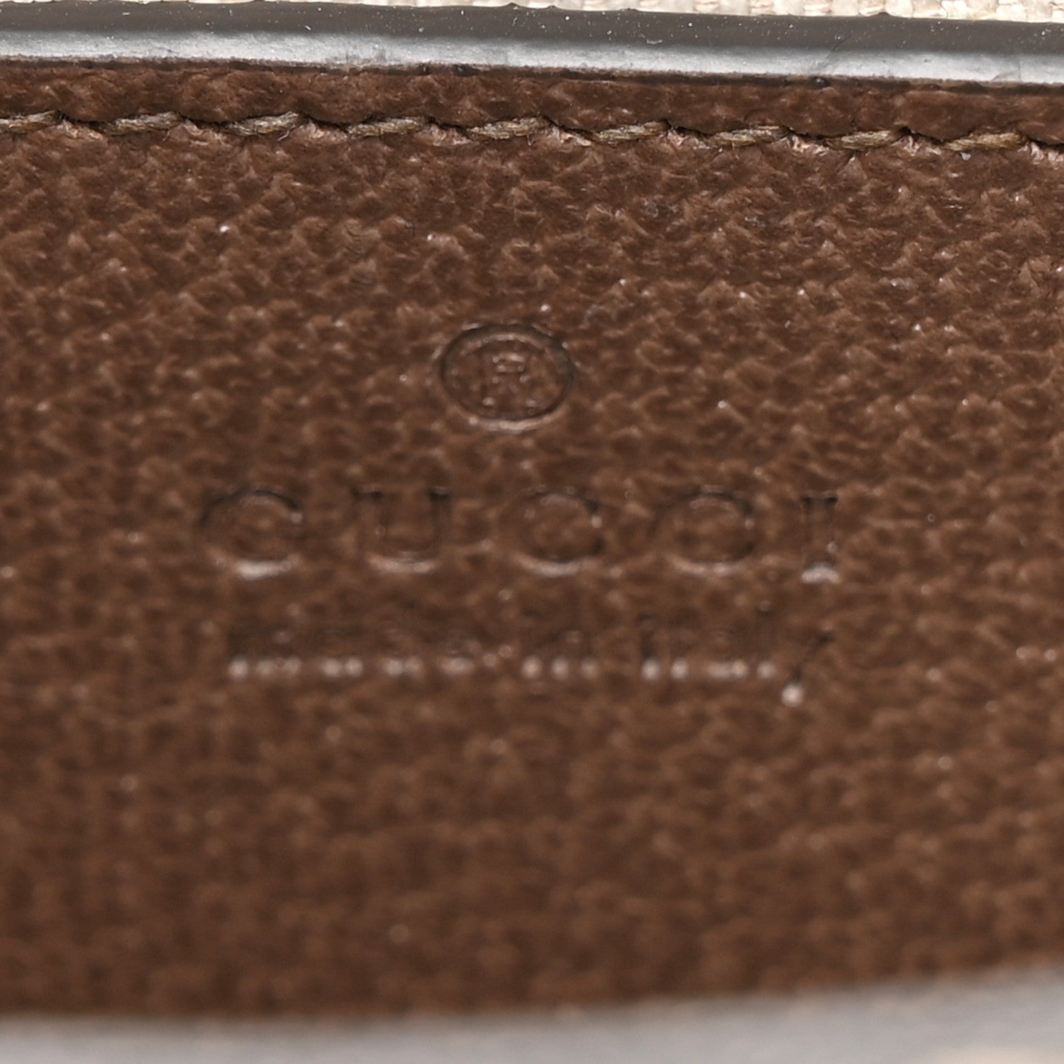 Gucci Monogram Jumbo GG Textured Dollar Calfskin Web Mini Vertical Tote Camel Ebony New Acero 6 of 12
