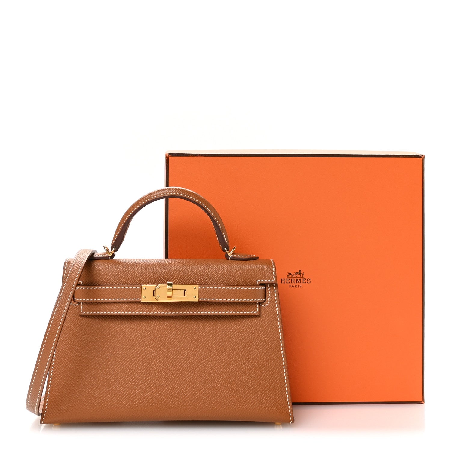 Hermes Epsom Mini Kelly Sellier 20 Gold 11 of 11
