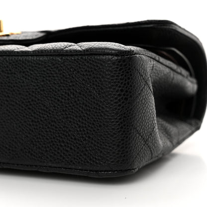 Chanel Caviar Quilted Small Double Flap Black 10 of 15