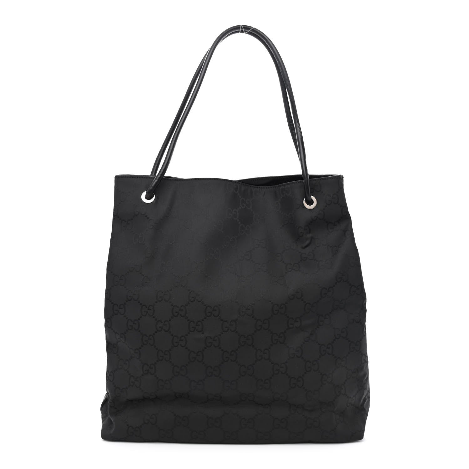 Gucci Nylon Monogram Large Gifford Tote Black 1 of 9