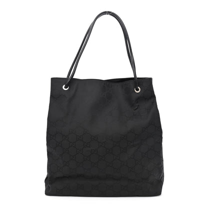 Gucci Nylon Monogram Large Gifford Tote Black 1 of 9