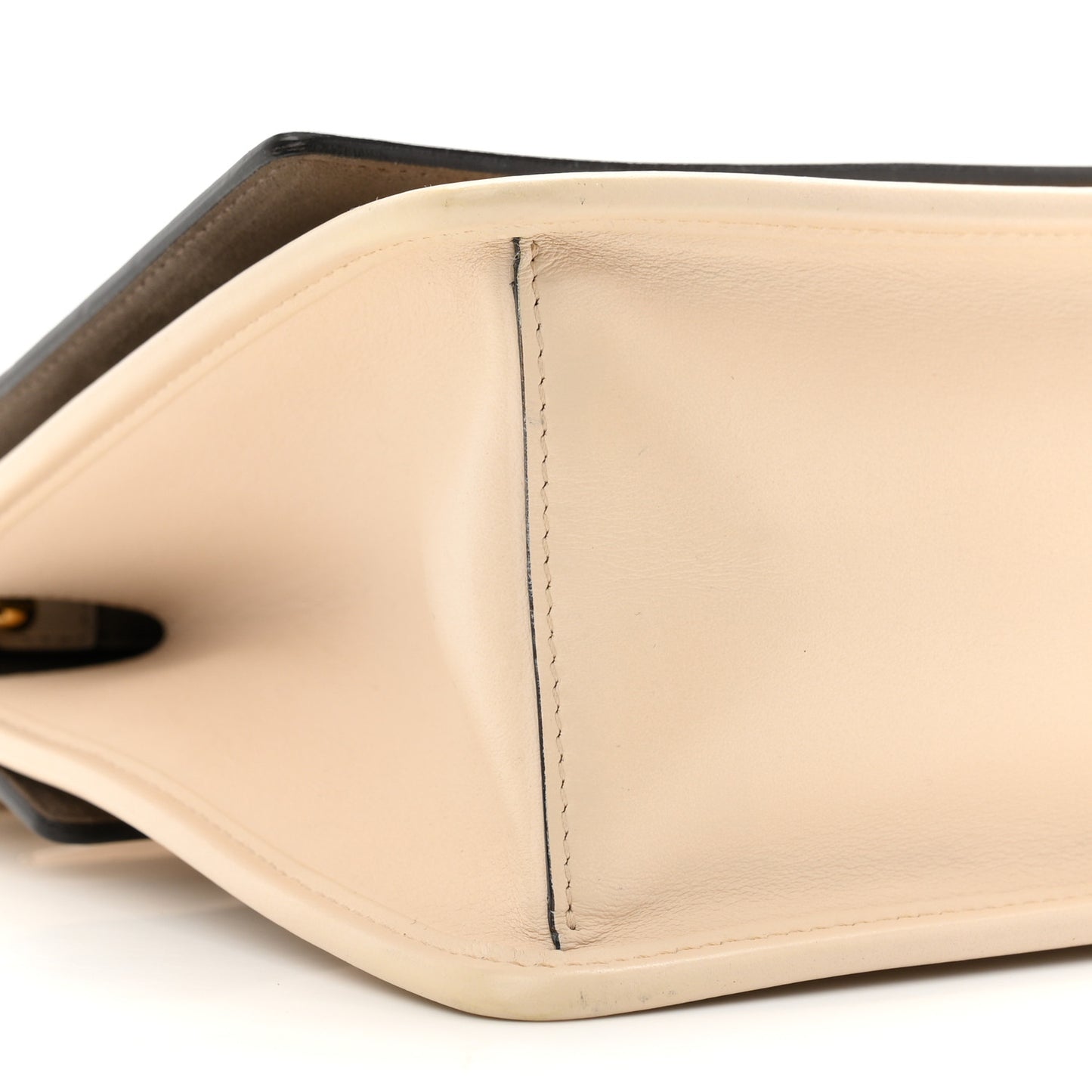 Vitello Century Opaco F is Fendi Kan I Shoulder Bag White