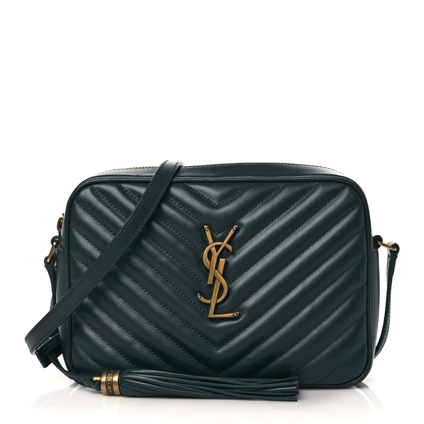 Calfskin Matelasse Monogram Lou Camera Bag Sea Turquoise