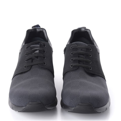 Louis Vuitton Calfskin Damier Fastlane Low Sneakers 10 Black 2 of 8