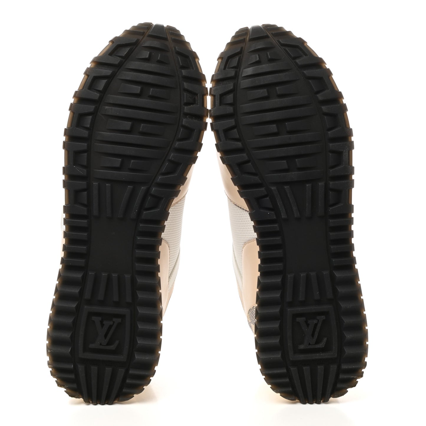 Calfskin Damier Azur Run Away Sneakers 37 White
