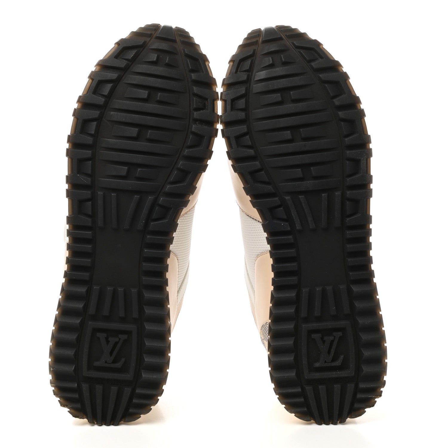 Louis Vuitton Calfskin Damier Azur Run Away Sneakers 37 White 5 of 8