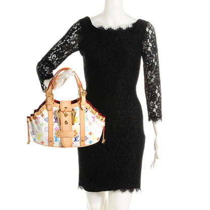 Louis Vuitton Monogram Multicolor Theda GM White 2 of 7