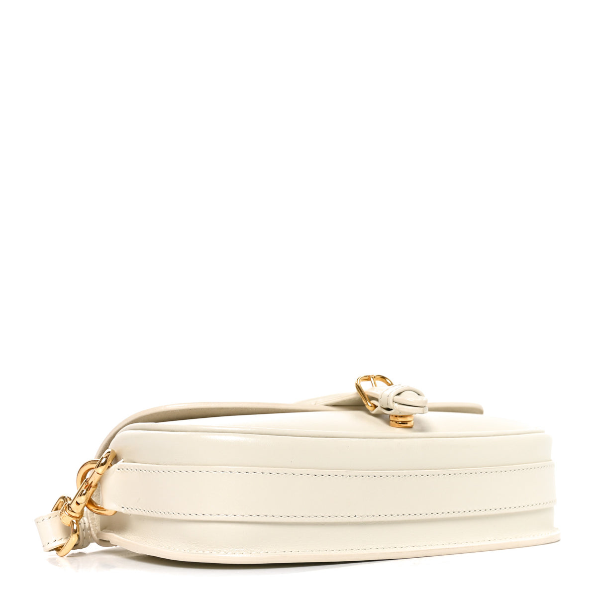 Box Calfskin East West Bobby Bag Latte