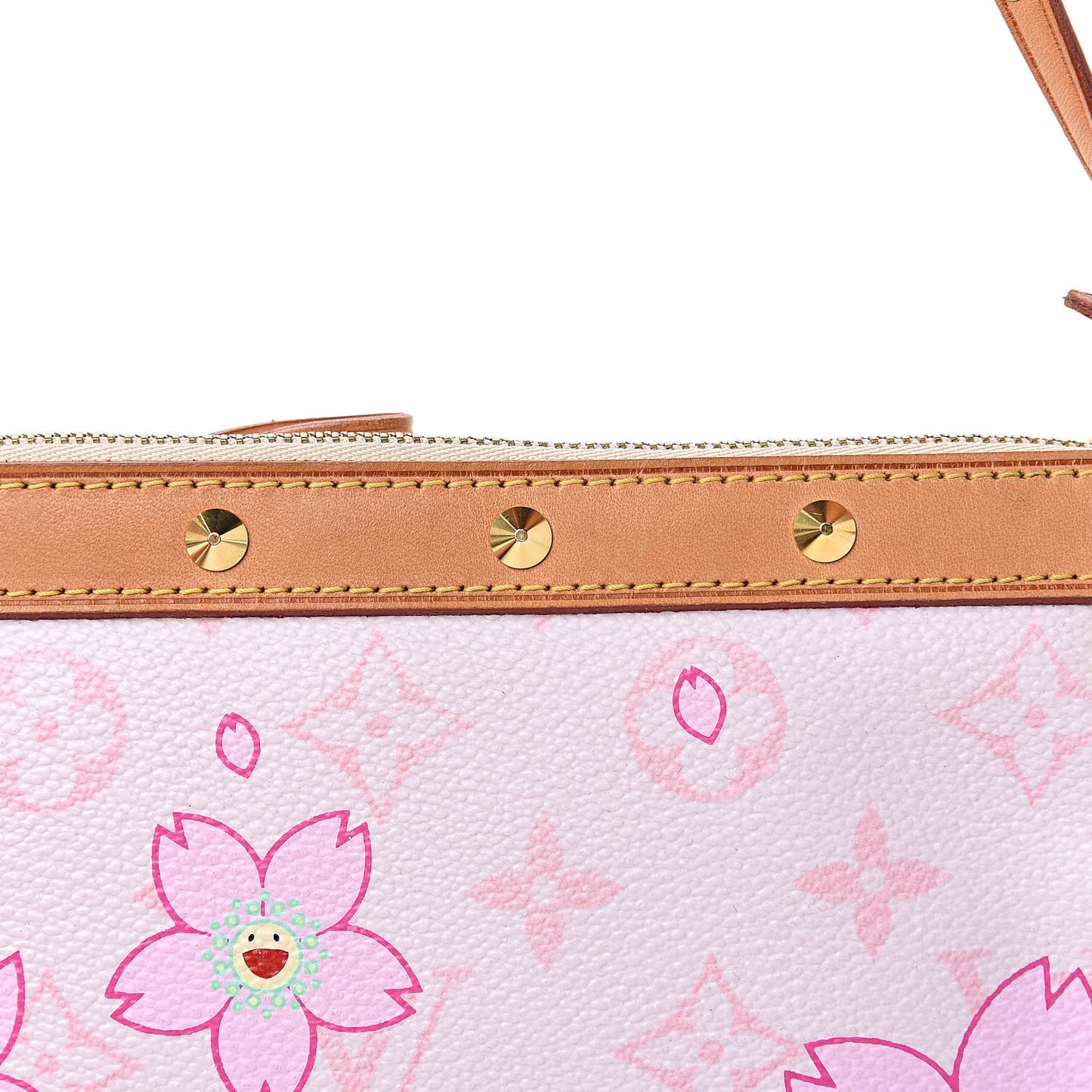 Monogram Cherry Blossom Pochette Accessories Pink