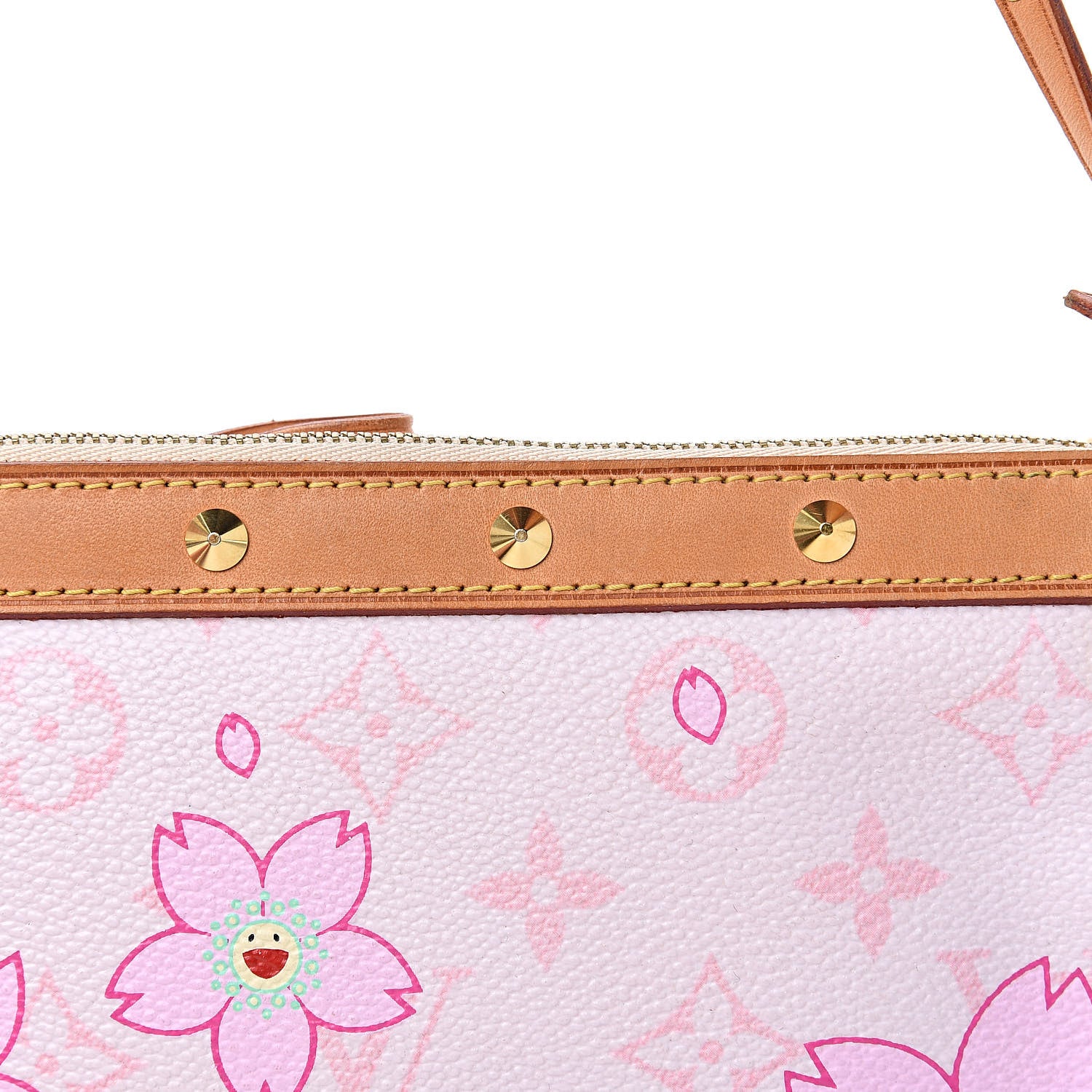 Louis Vuitton Monogram Cherry Blossom Pochette Accessories Pink 11 of 14
